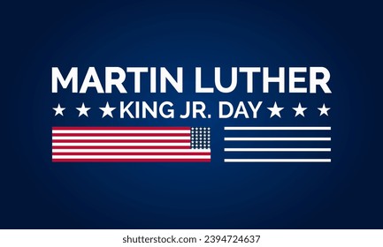 Martin Luther King Jr. Day vector template Celebrating Civil Rights and Equality with MLK Tribute and Inspirational Unity. background, banner, card, poster design.