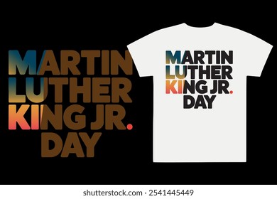 Martin Luther King JR. Día, ilustración de diseño de camiseta Descarga gratis