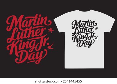 Martin Luther King JR. Día, ilustración de diseño de camiseta Descarga gratis