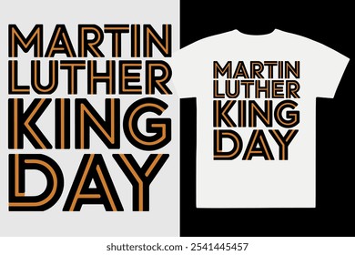 Martin Luther King JR. Día, ilustración de diseño de camiseta Descarga gratis