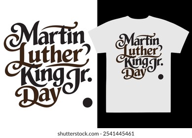 Martin Luther King JR. Día, ilustración de diseño de camiseta Descarga gratis