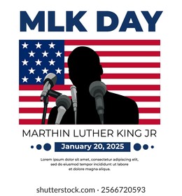 Martin Luther King Jr. Day Celebration Graphic