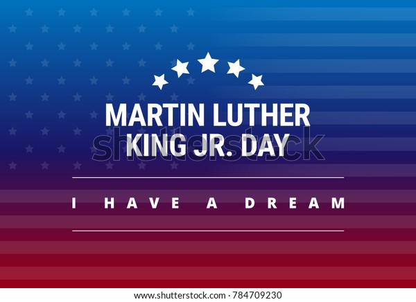 Carte De Voeux Martin Luther King Image Vectorielle De Stock Libre De Droits