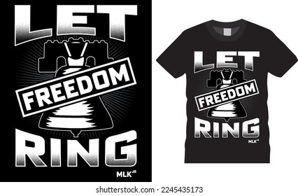 Martin Luther king jr t-shirt design vector template.  Mlk  Day in USA, lettering inspirational quotes, Motivational Awareness, design for banner, poster, tshirt, card, vector, illustration