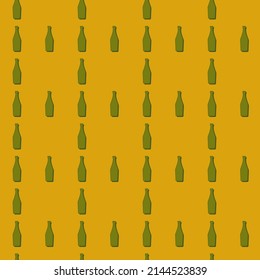 Frascos de Martini sin costura. Estilo de arte de línea. Imagen de contorno. Plantilla de repetición de color. El concepto de las bebidas de fiesta. Ilustración sobre el fondo. Estilo de diseño plano para cualquier propósito. Vector.
