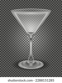martini cocktail alcoholic drink glass vector illustration isolated on white background