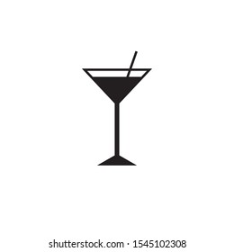 Martini cocktail icon design, vector illustration