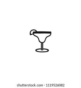Martini drink vector icon