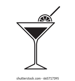 Martini glass icon