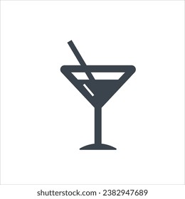 Martini Glass icon stock illustration