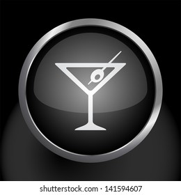 Martini Glass Icon Symbol