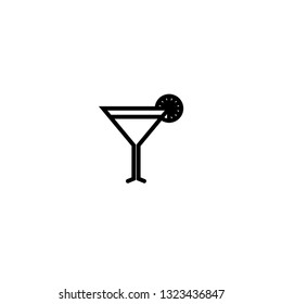 martini glass icon vector
