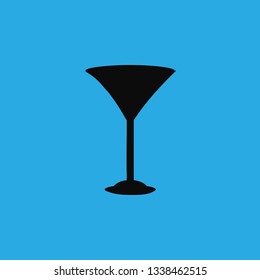 martini glass icon vector