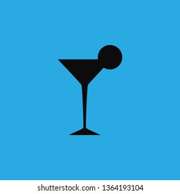 martini glass icon vector