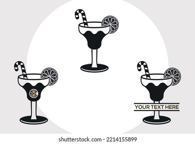 
Martini Glass SVG Printable Vector Design