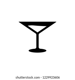 Martini icon. Simple glyph vector of party set for UI and UX, website or mobile application on white background