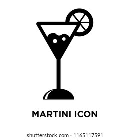 Martini icon vector isolated on white background, Martini transparent sign , food symbols