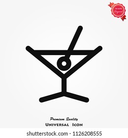 Martini icon Vector on background