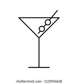 Martini Line Icon