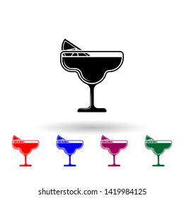 Martini multi color icon. Elements of drink set. Simple icon for websites, web design, mobile app, info graphics