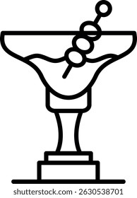 Martini New Creative Icon Design Vektor