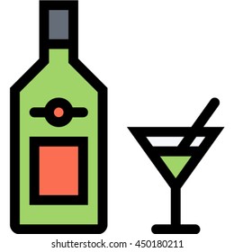 martini outline icon