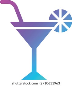 Martini Vector Icon Design Illustration