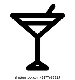 martini vector icon illustration asset