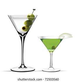 martini vector illustration