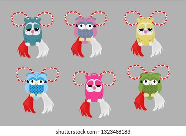 Martisor owl collection