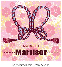 Martisor rumanian celebration illustration vector