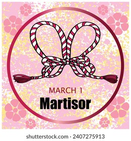 Martisor rumanian celebration illustration vector