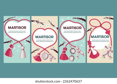 Martisor Social Media Post mean Moldovan  Romanian and Bulgarian symbol for spring beginning