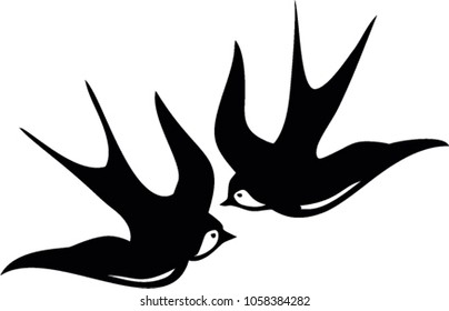 Martlet Bird Vector