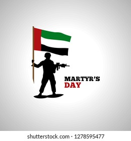 Martyr's Day Illustration Background Poster Design