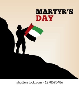 Martyr's Day Illustration Background Poster Design