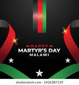 Martyrs Day Malawi Vector Design Template