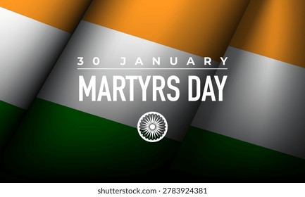 Martyrs Day, Shaheed Diwas, and patriotic nationalist background. Independence Day of Indian flag background. 