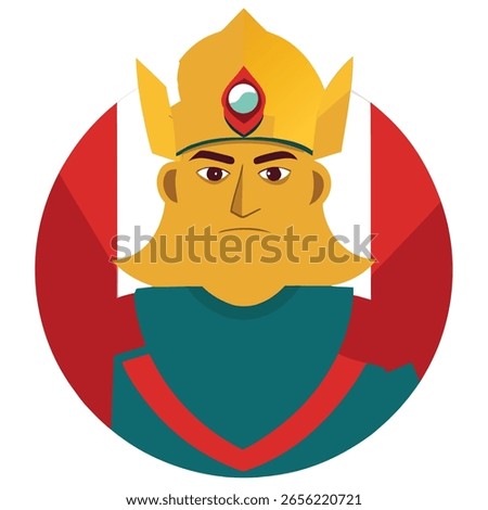 Marvel of Peru vector vector on white background.