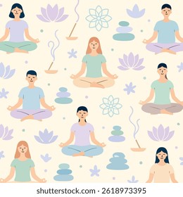Maravilhoso Meditação Design de Impressão em Vetor