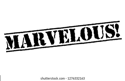 Marvelous typographic stamp. Black and red stamp series.