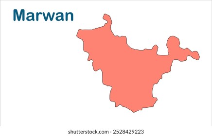 Mapa da subdivisão de Marwan, Distrito de Muzaffarpur, Estado de Bihar, República da Índia, Governo de Bihar, território indiano, Índia oriental, política, aldeia, turismo