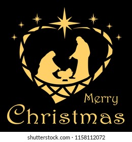  Mary and Jesus christmas card. Christmas card.Christmas and New Year.