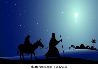 Mary and Joseph in Bethlehem