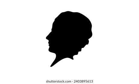 Mary Sidney Silhouette, hochwertige Vektorgrafik