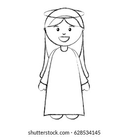 mary virgin manger character