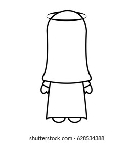 mary virgin manger character