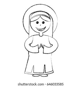 mary virgin manger character