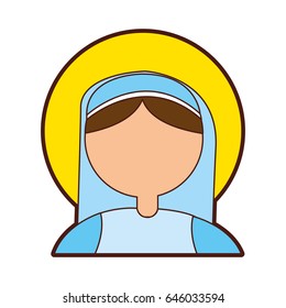 mary virgin manger character