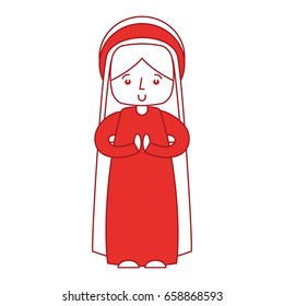 mary virgin manger character